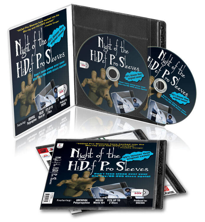 Cd Dvd Blu Ray Media Storage Sleeves