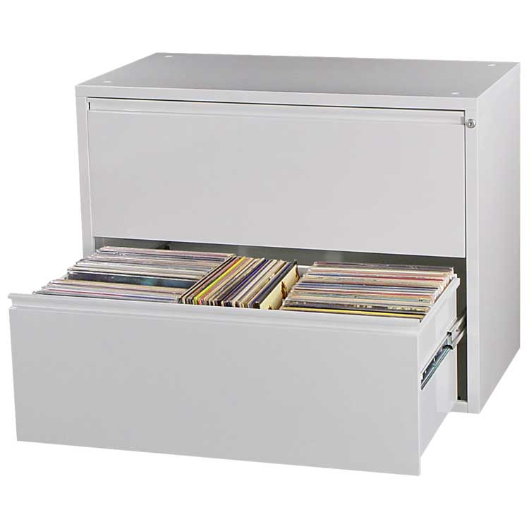 Maison Exclusive - Boîte de rangement à disques vinyle Sonoma gris 71x34x36  cm