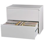 2-Drawer Vinyl LP Storage Cabinet