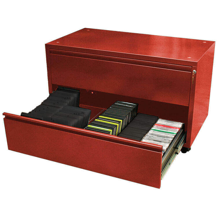 Image of 2-Drawer Media Storage Cabinet