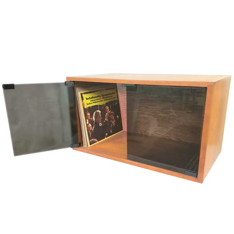 Record Cabinet 4 LP Drawers, 400 LPs, Vinyl Storage
